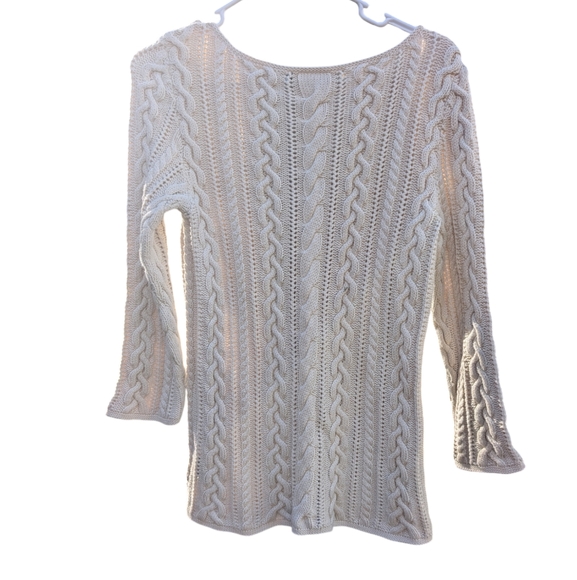 Ralph Lauren, women's beige sweater size medium - Picture 2 of 3